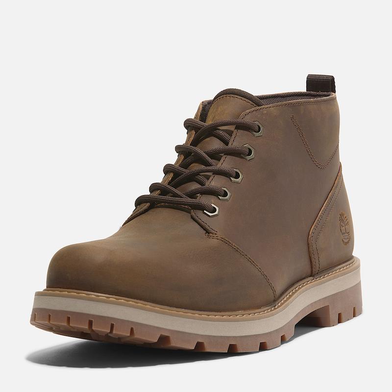 Bota Chukka Impermeável com Atacadores Mid Britton Road para Homem em castanho Timberland