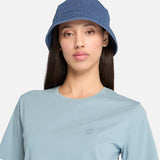 T-shirt Dunstan para Mulher em azul-claro Timberland