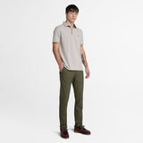 Polo Oxford de Manga Curta Baboosic Brook para Homem em verde Timberland