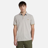 Polo Oxford de Manga Curta Baboosic Brook para Homem em verde Timberland