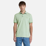 Polo Oxford de Manga Curta Baboosic Brook para Homem em verde Timberland