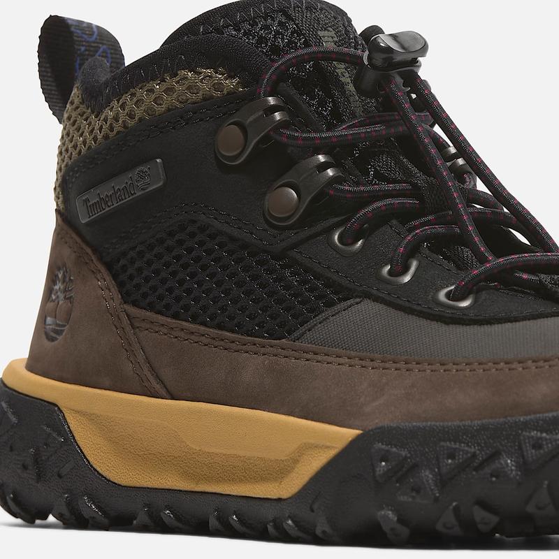 Ténis de Caminhada Low GreenStride™ Motion 6 para Jovem em preto e castanho Timberland