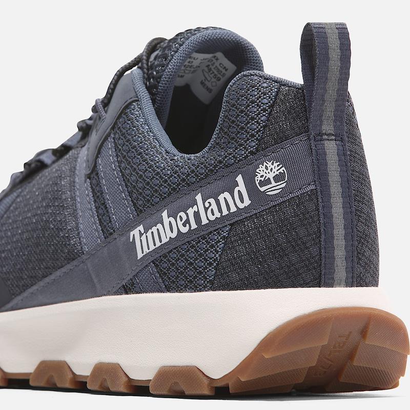 Ténis Impermeáveis com Atacadores Low Winsor para Homem em azul Timberland