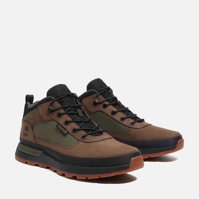 Ténis com Atacadores Field Trekker para Homem em castanho/verde Timberland