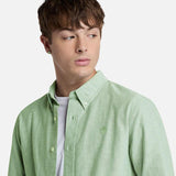 Camisa Oxford de Manga Comprida para Homem em cinzento Timberland