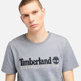 T-shirt Bordada Established 1973 para Homem em preto Timberland