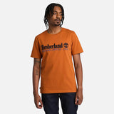 T-shirt Bordada Established 1973 para Homem em preto Timberland