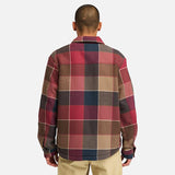 Camisa Larga Xadrez Forrada a Malha Polar para Homem em Vermelho Timberland