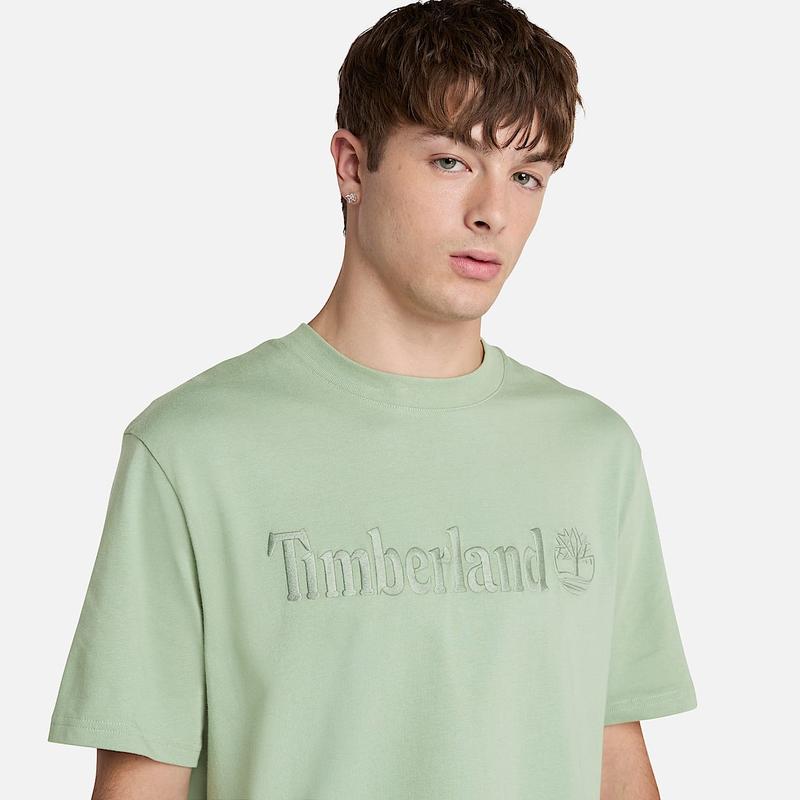 T-shirt de Manga Curta Hampthon para Homem em azul-escuro Timberland