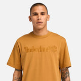 T-shirt de Manga Curta Hampthon para Homem em azul-escuro Timberland