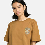 T-shirt "All Day Outside" Sem Género em amarelo Timberland