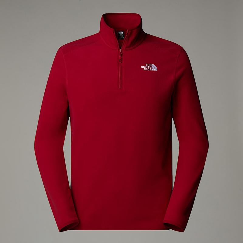 Polar com fecho de correr de 1/4 100 Glacier para homem The North Face