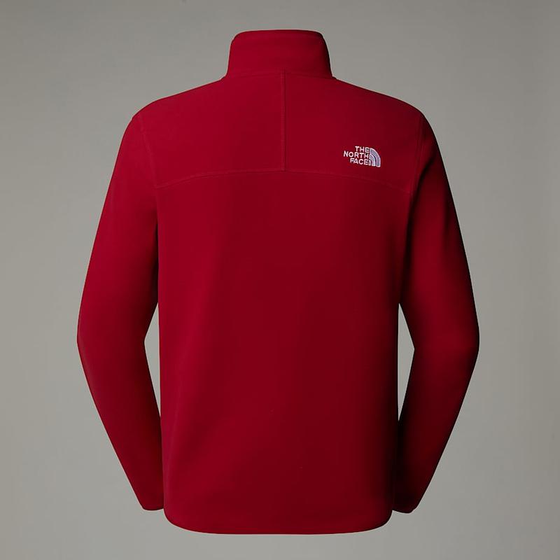 Polar com fecho de correr de 1/4 100 Glacier para homem The North Face