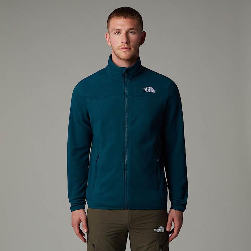 Casaco polar com fecho de correr integral 100 Glacier para homem The North Face