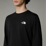 T-shirt de manga comprida Simple Dome para homem The North Face