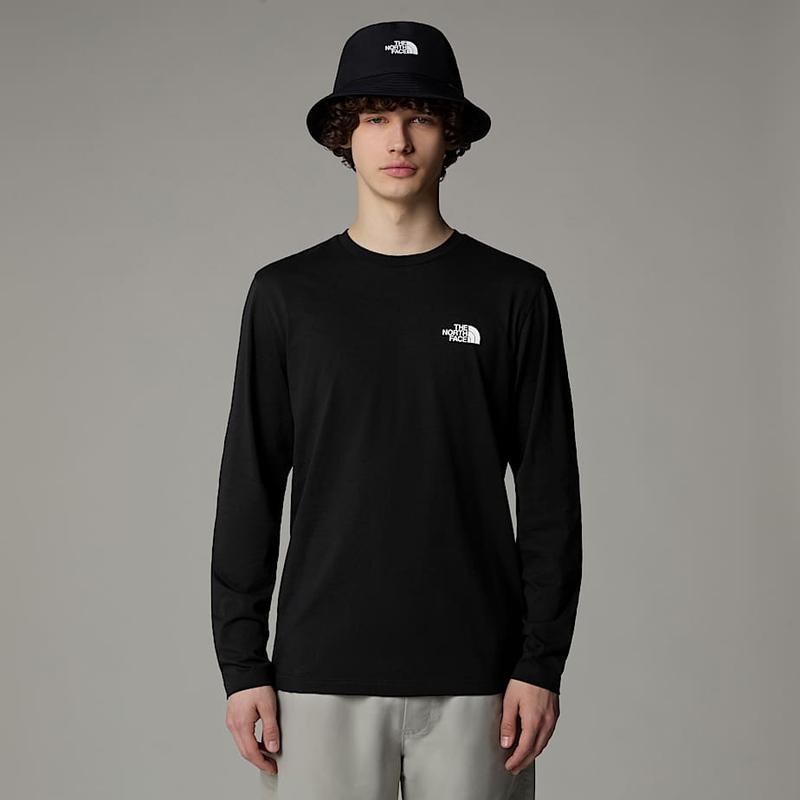 T-shirt de manga comprida Simple Dome para homem The North Face