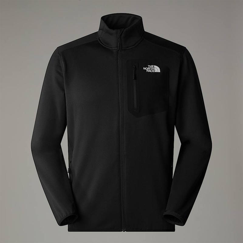 Casaco polar com fecho de correr integral Crest para homem The North Face