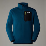 Polar com fecho de correr de 1/4 Crest para homem The North Face