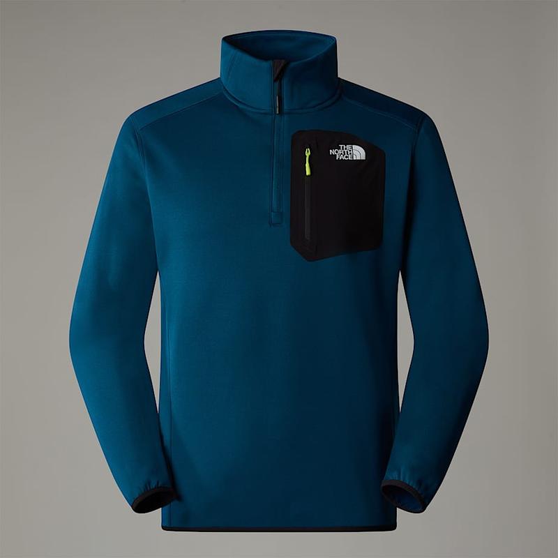 Polar com fecho de correr de 1/4 Crest para homem The North Face