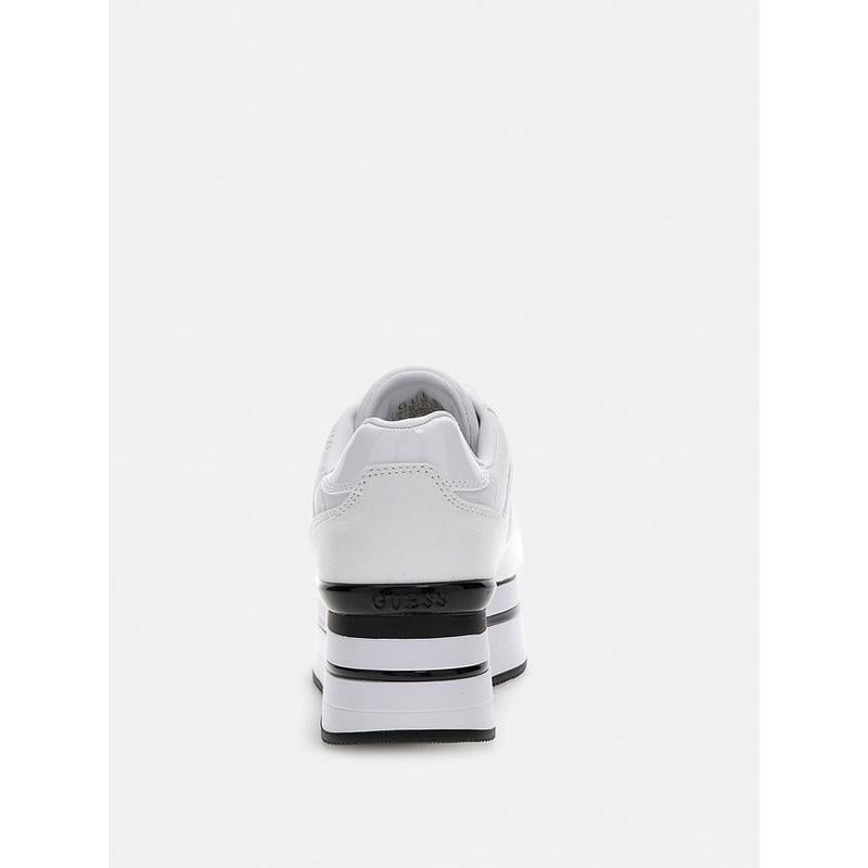 Hansini embossed logo running shoe Guess