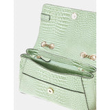 Mala a tiracolo Silvye estampado crocodilo Guess