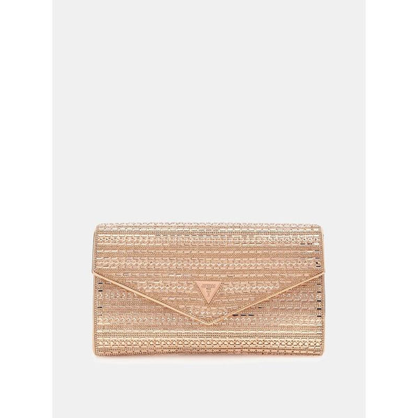 Mala clutch com contas dofy Guess