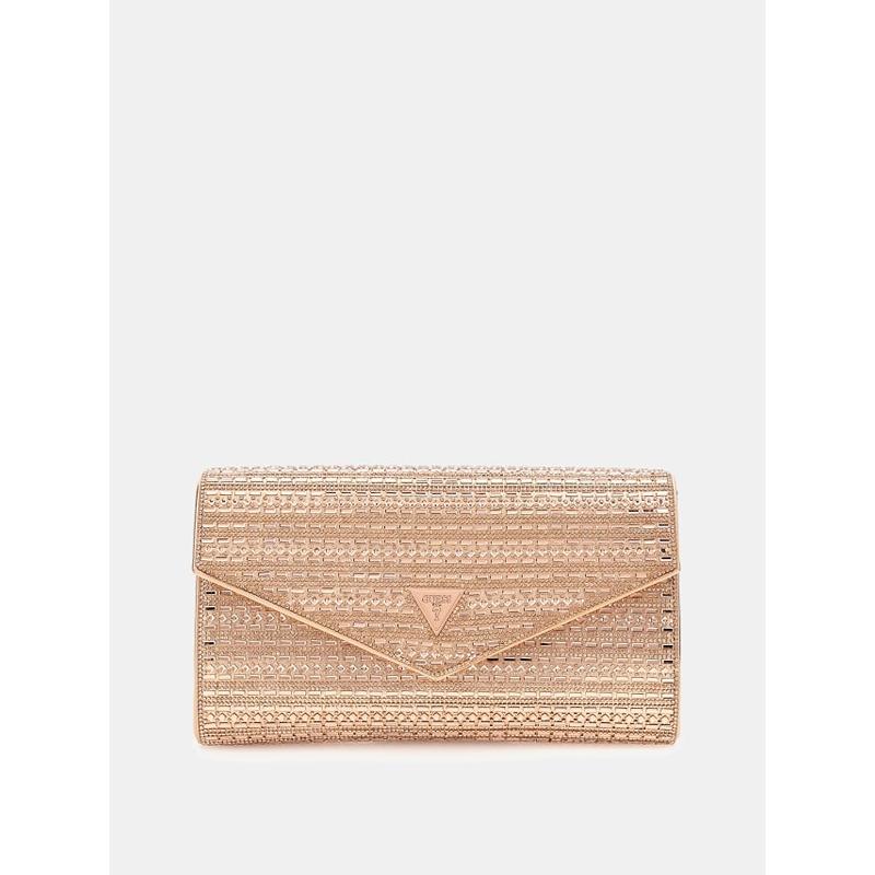 Mala clutch com contas dofy Guess