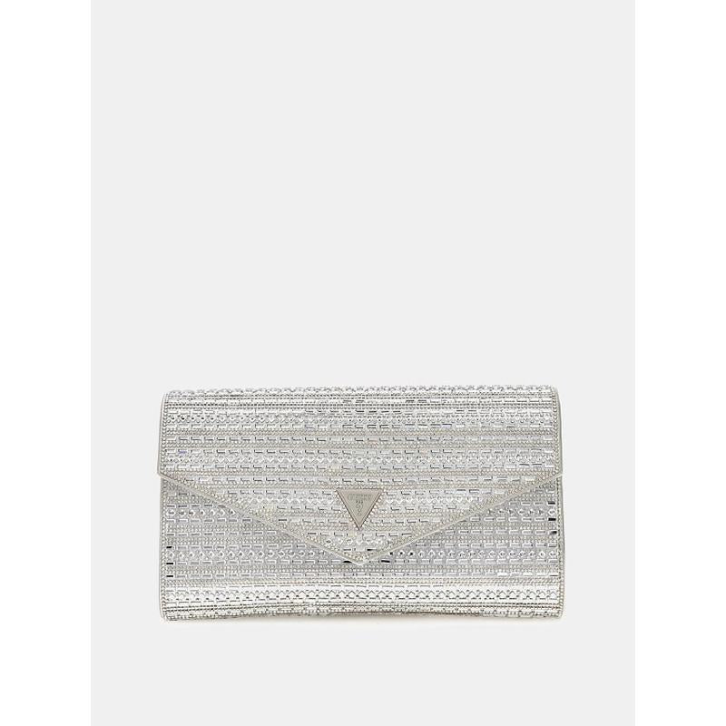 Mala clutch com contas dofy Guess