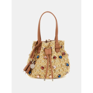 Mala bucket em ráfia loreny Guess