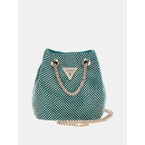 Mini mala bucket bag lua strass Guess