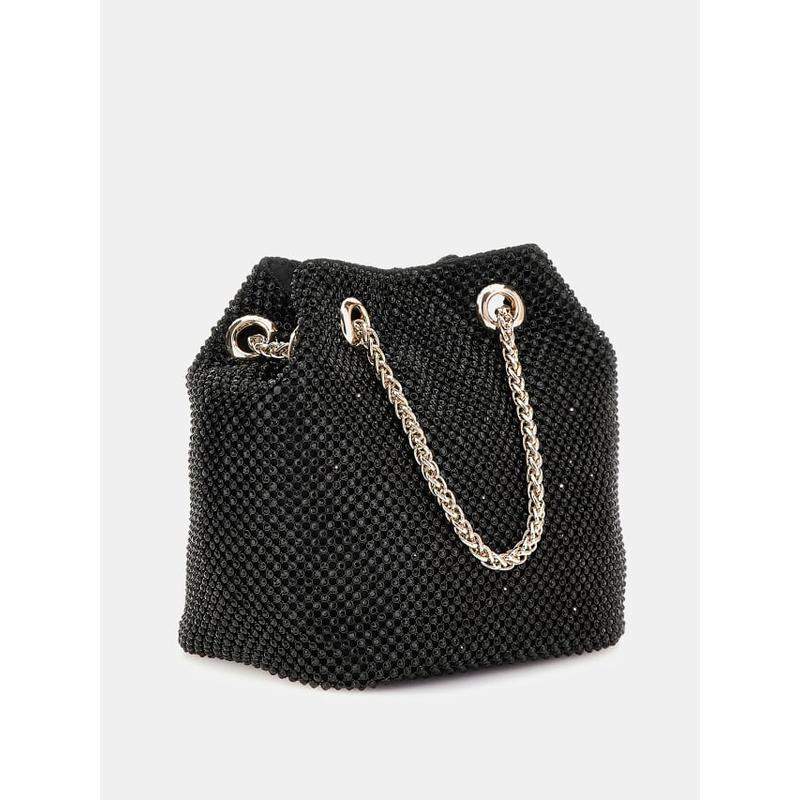 Mini mala bucket bag sofia strass Guess