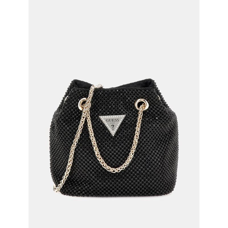 Mini mala bucket bag sofia strass Guess