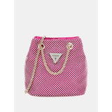 Mini mala bucket bag sofia strass Guess