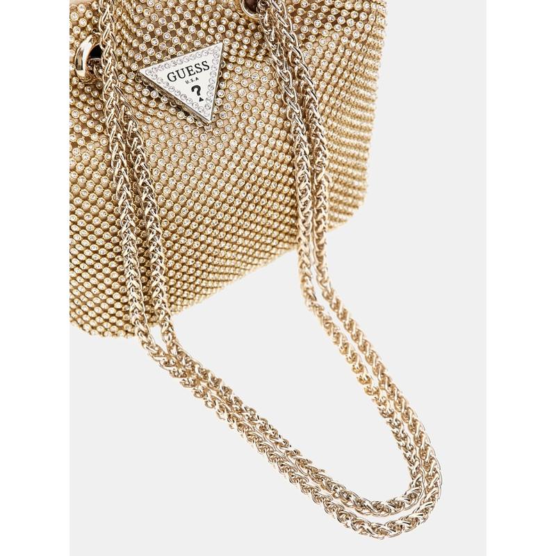 Mini mala bucket bag sofia strass Guess