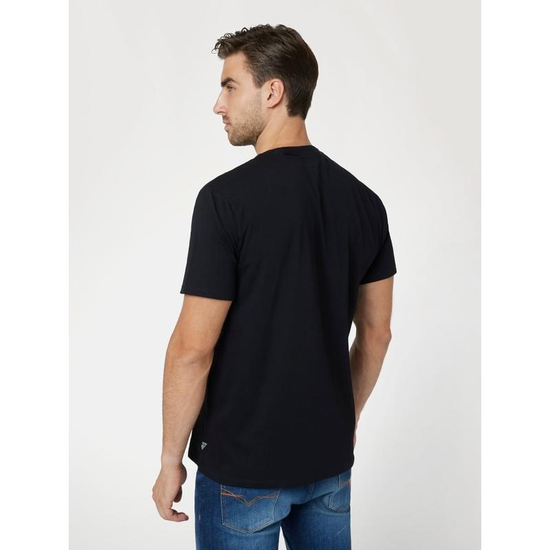 T-shirt com logo gravado Guess