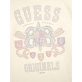 T-shirt logo à frente Guess