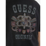 T-shirt logo à frente Guess