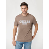 T-shirt logo à frente Guess