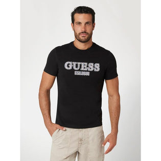 T-shirt logo à frente Guess