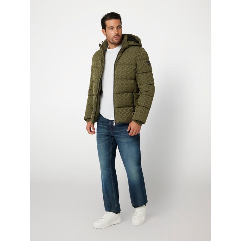 Casaco puffer logo corrente g Guess