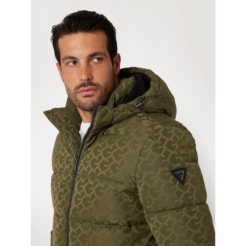 Casaco puffer logo corrente g Guess