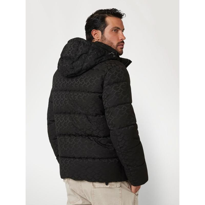 Casaco puffer logo corrente g Guess