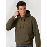 Sweatshirt capuz logo frontal Guess