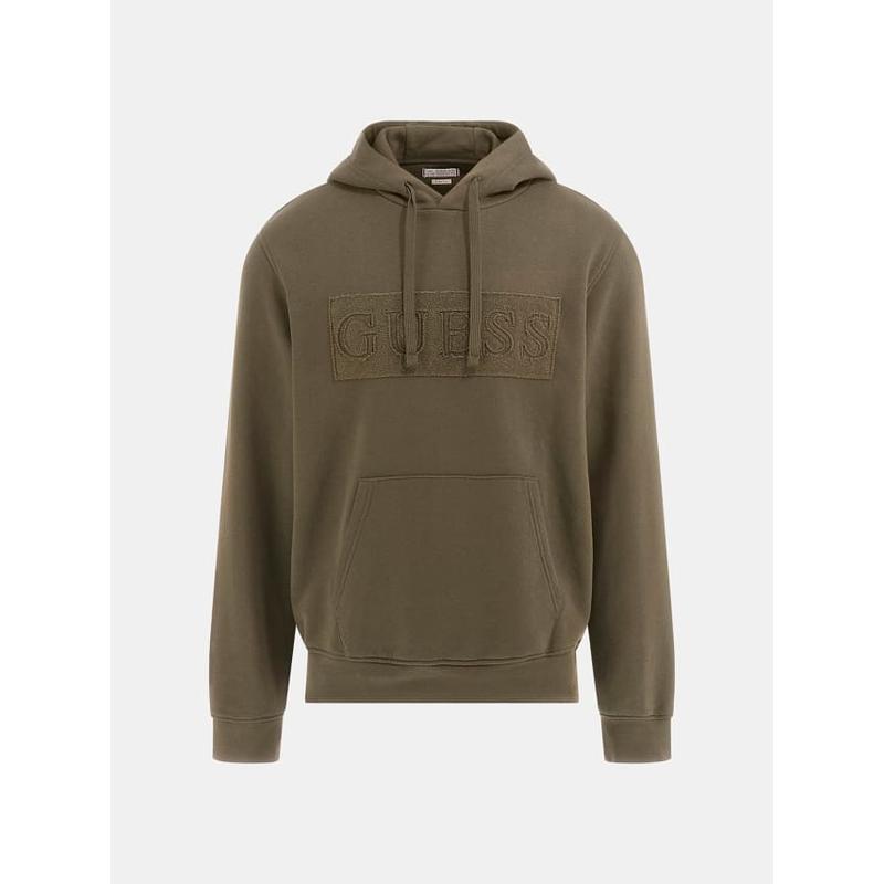 Sweatshirt capuz logo frontal Guess