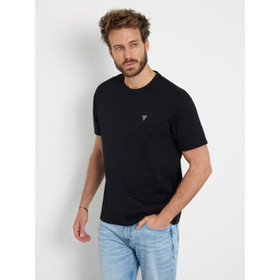 T-shirt logo triângulo pequeno Guess