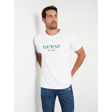 T-shirt logo bordado Guess