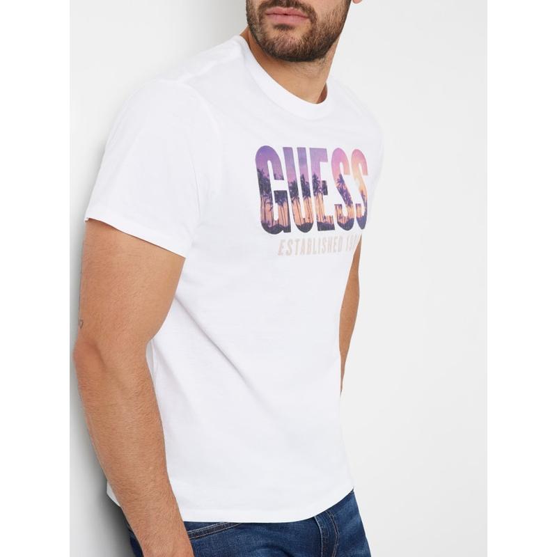 T-shirt logo frontal Guess