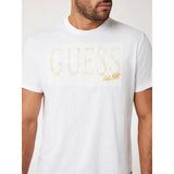 T-shirt logo à frente Guess