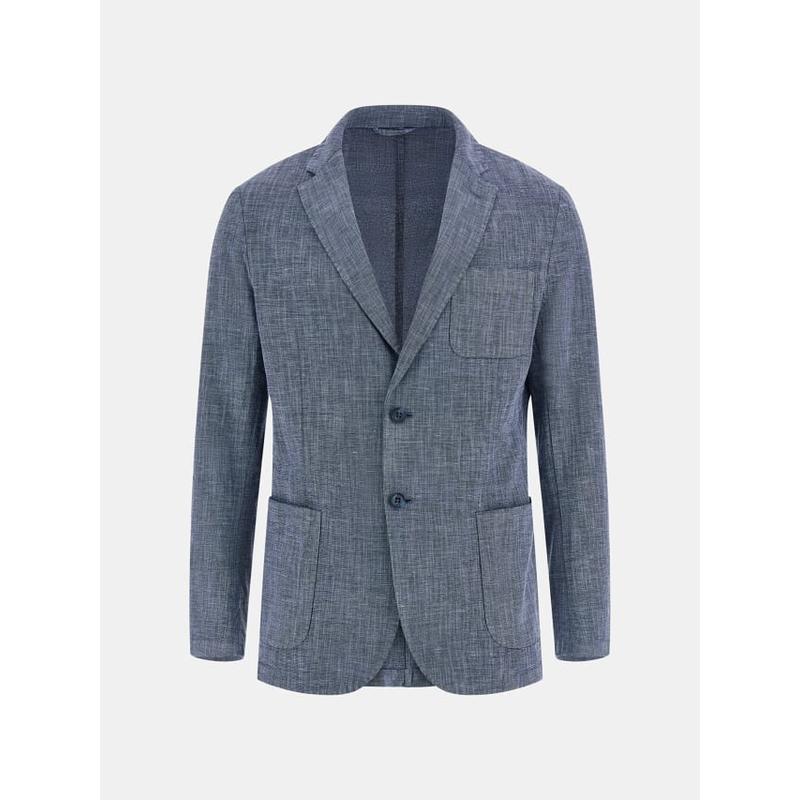 Blazer em mistura de linho Guess