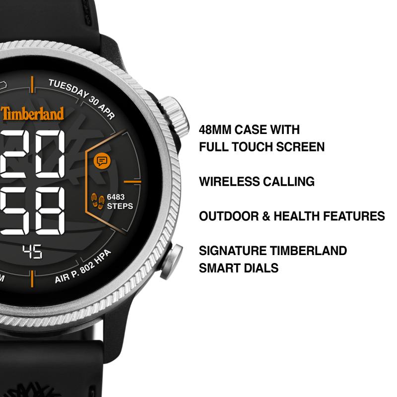 Smartwatch Trail Force Box Timberland Castanho e Preto